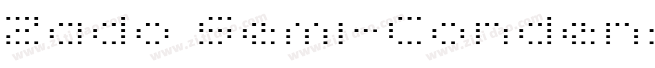 Zado Semi-Condensed字体转换